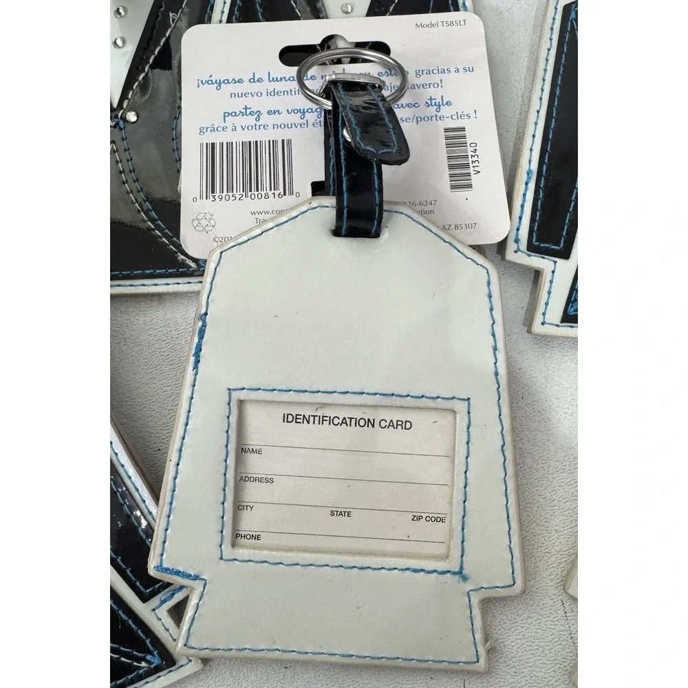Lot of 6 Travel Smart Conair Honeymoon Groom Tuxedo Luggage‎ Tags NWT